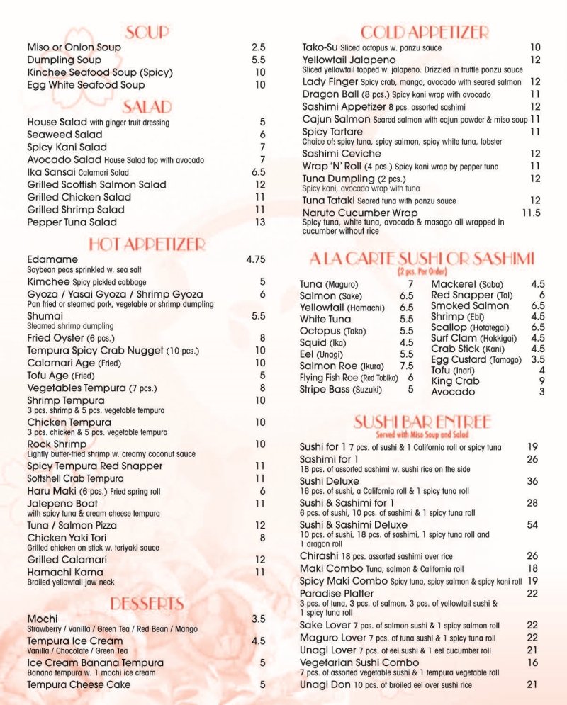 Atami Sushi - Clarks Summit Pa - Asian Cuisine - Delivery & Catering 